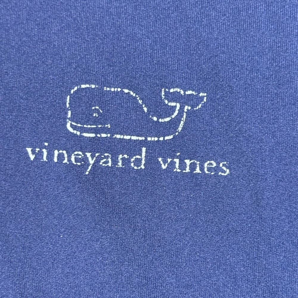 Vineyard Vines Performance Navy Rash Guard LS Poly Blend Whale Logo kidSz L (14) - Picture 5 of 8